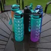 Motivational water bottle