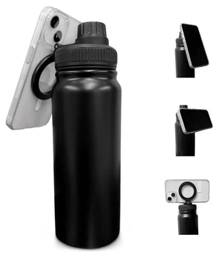 Insulated Water Bottle with Phone Mount