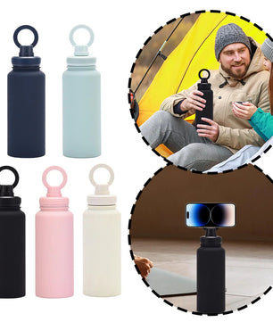 Insulated Water Bottle with Phone Mount