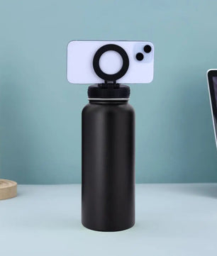 Insulated Water Bottle with Phone Mount