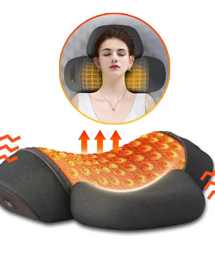 Electric Neck Massage Pillow Heating & Vibration