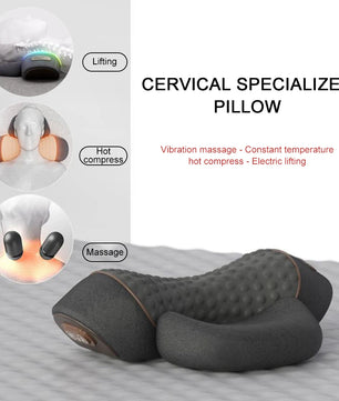 Electric Neck Massage Pillow Heating & Vibration