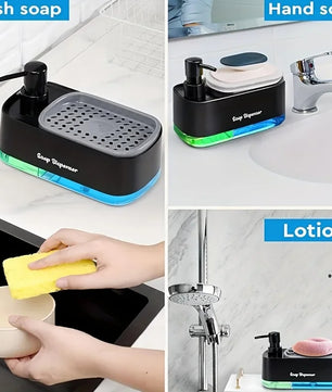 3-in-1 Dual Soap Dispenser Set