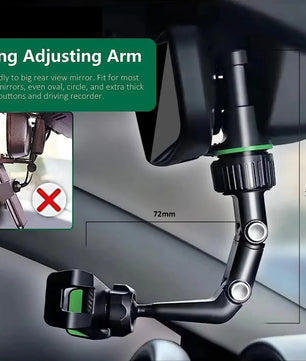 Multifunctional Rearview Mirror Phone Holder