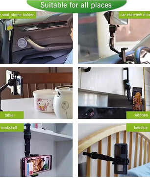 Multifunctional Rearview Mirror Phone Holder