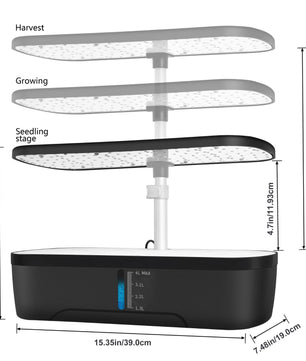 12 Pods Hydroponics Growing System