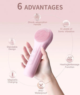 Sonic Waterproof Facial Cleansing Brush