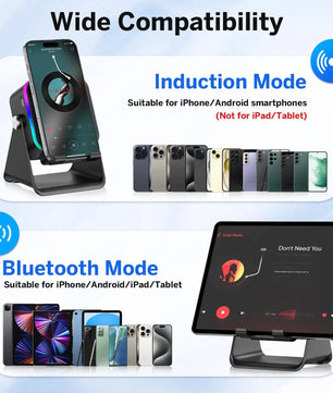 5-in-1 Wireless Induction Speaker Bluetooth