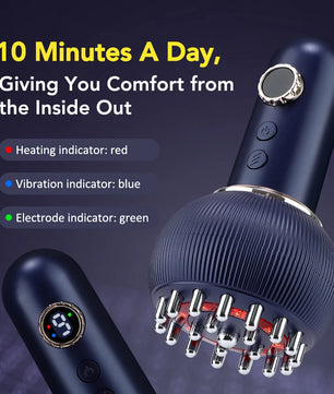 Electric Meridian Brush Gua Sha Cupping Massager