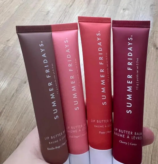 2 piece Lip Butter 15g Lip Balm Liquid Lipstick moisturizes Smooth Soft Makeup Lips Glaze LipGloss