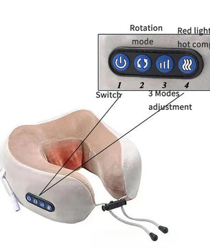 U Shaped Neck Massager Pillow