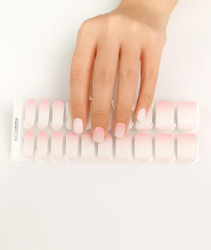 Gel Nail Wraps with UV Lamp Set