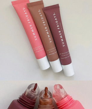 2 piece Lip Butter 15g Lip Balm Liquid Lipstick moisturizes Smooth Soft Makeup Lips Glaze LipGloss