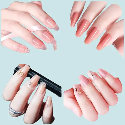 With Lamp Dryer Drill Machine Manicure Kit Polygels Gel Polish Soakoff Nail Art Tools Sets 220607