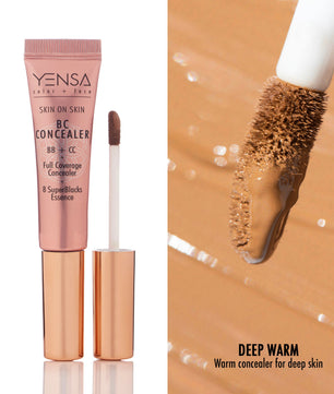 Skin On Skin BB + CC Full Coverage Hyaluronic Serum Concealer