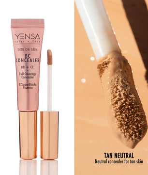 Skin On Skin BB + CC Full Coverage Hyaluronic Serum Concealer