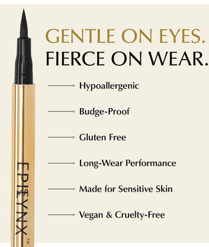 Waterproof Liquid Eyeliner Pen – Vegan, Gluten-Free, Smudge-Proof Precision in Matte & Shimmer Shades
