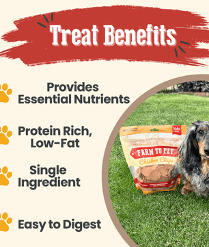 Chicken Chips for Dogs | All-Natural Single-Ingredient Dog Treats