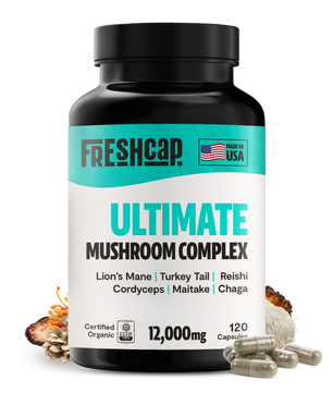 Organic Mushroom Complex Supplement Capsules