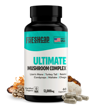 Organic Mushroom Complex Supplement Capsules