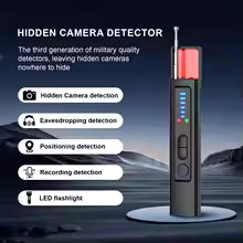 6 in 1 Hidden Camera Detector| GPS Tracker and RF Bug Finder for Travel Privacy