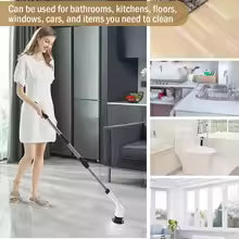 Cordless Electric Spin Scrubber