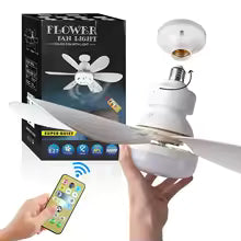 LED 40W ceiling fan light E27 with remote control