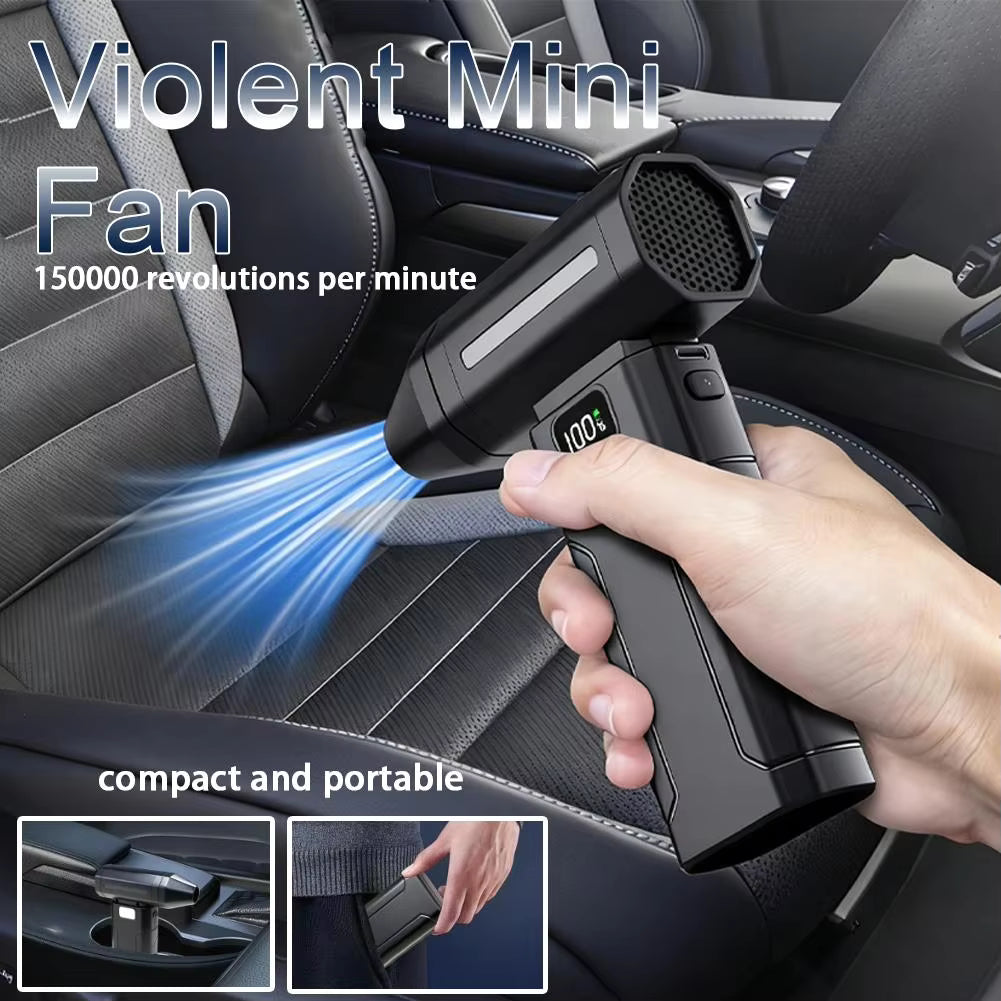 X8 Brushless Turbo Jet Fan Blower 150000RPM Powerful Electric Air Blower
