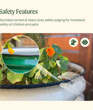 17" Tall 9 In 1 Large Modular Metal Raised Garden Bed Kit