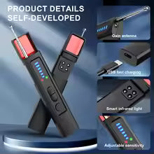 6 in 1 Hidden Camera Detector| GPS Tracker and RF Bug Finder for Travel Privacy