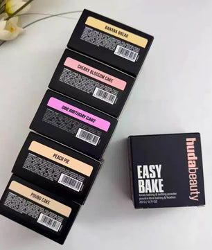 New Packing HUDA Beauty Easy Bake 8 Colors Makeup 20g Face Loose Baking Setting Powder Poudre Easy Bake