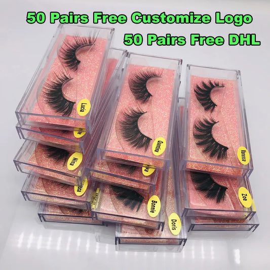 10 pieces 3D eyelashes