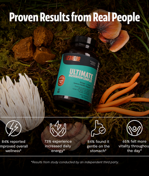 Organic Mushroom Complex Supplement Capsules