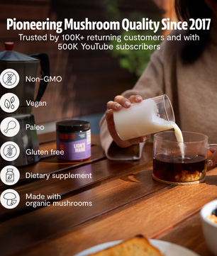 Organic Mushroom Complex Supplement Capsules