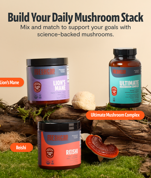 Organic Mushroom Complex Supplement Capsules