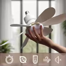 LED 40W ceiling fan light E27 with remote control