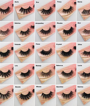 10 pieces 3D eyelashes