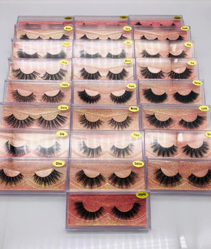 10 pieces 3D eyelashes
