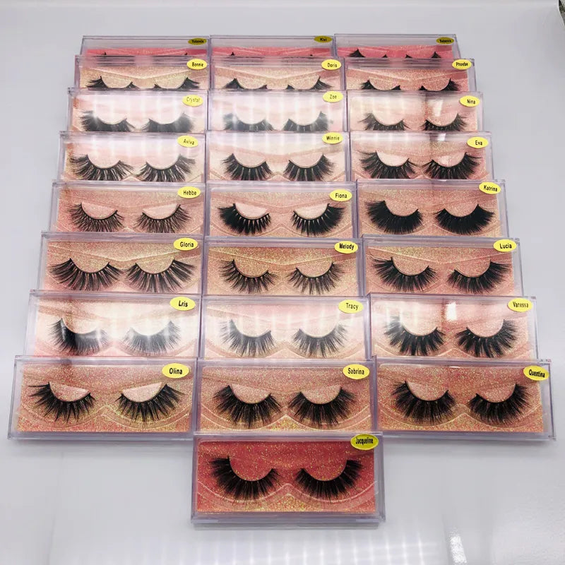 10 pieces 3D eyelashes