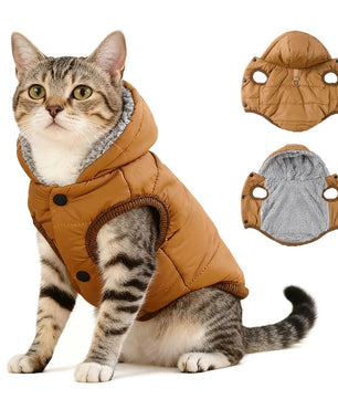 Cozy Hooded Pet Jacket