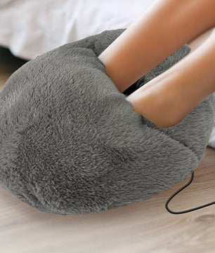 USB Heating Shoes Feet Warmer Slippers with Electric Heating Pad