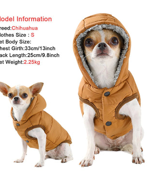 Cozy Hooded Pet Jacket