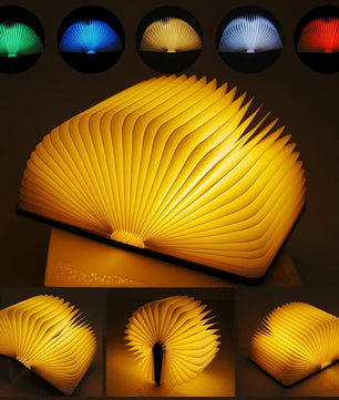 Wooden Book Light