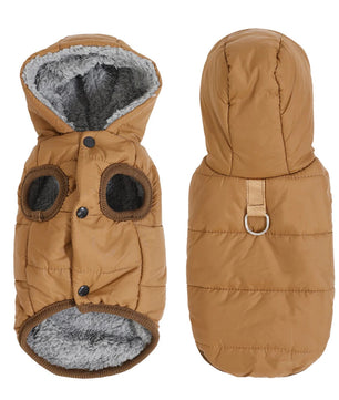 Cozy Hooded Pet Jacket
