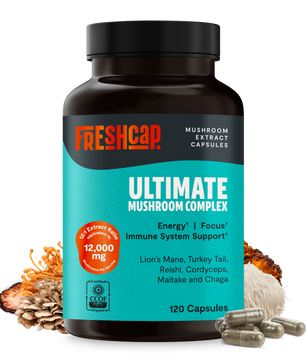 Organic Mushroom Complex Supplement Capsules
