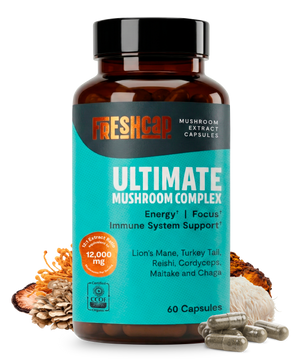 Organic Mushroom Complex Supplement Capsules