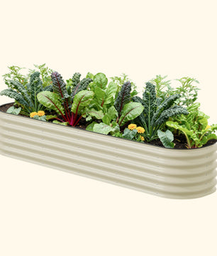17" Tall 9 In 1 Large Modular Metal Raised Garden Bed Kit
