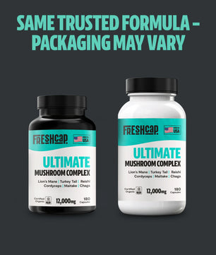 Organic Mushroom Complex Supplement Capsules